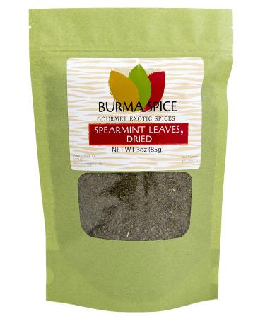 Spearmint Leaves | Fresh and Aromatic Herb | Perfect for Teas and as Garnish 3 oz. 3 Ounce (Pack of 1)