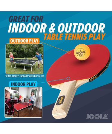 JOOLA Ping Pong Paddle Set with Balls & Carrying Case - Advanced Table Tennis Rackets for 2-4 Players - Buy Online on SooperMarket.com
