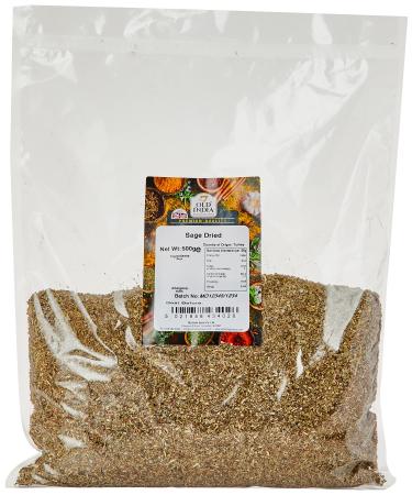 Old India Sage Dried 500g 500 g (Pack of 1)
