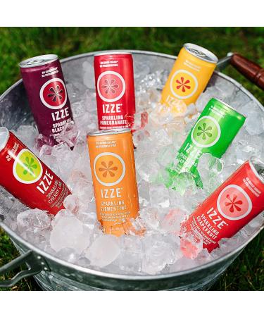 IZZE Sparkling Juice Clementine 8.4 Fl Oz (12 Pack) - Buy Online on SooperMarket.com