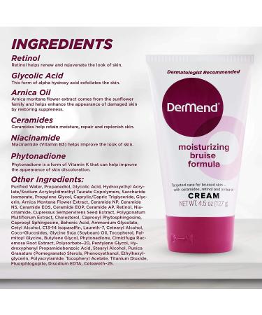 DerMend Arnica Montana Bruise Cream - Vitamin K Formula for Thin, Bruised Skin - 4.5 Oz - Buy Online on SooperMarket.com