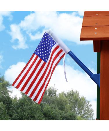 Gorilla Playsets American Flag Swing Set Accessory - Red, White, and Blue with Mounting Hardware - Buy Online on SooperMarket.com