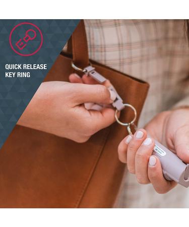SABRE RED Pepper Spray Keychain | Max Police Strength OC Spray | 10-Foot Range | 25 Bursts | Dusk Purple - Buy Online on SooperMarket.com