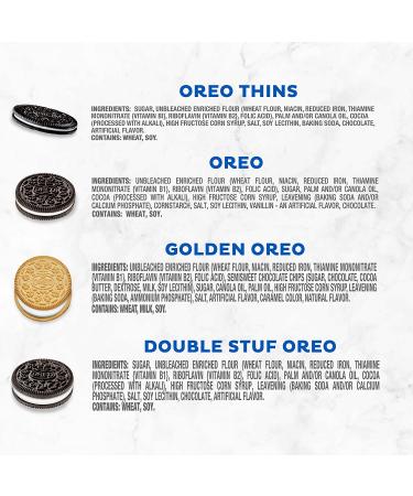 OREO Cookies Variety Pack - Original, Golden, Double Stuf & Thins - 56 Snack Packs - Buy Online on SooperMarket.com