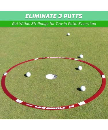 GoSports LAG CIRCLE Putting and Chipping Training Tool - 6 ft and 3 ft Circles Included - Buy Online on SooperMarket.com