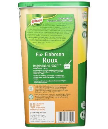 Buy Knorr Fix Roux 2-Pack (2 x 1kg) - Best Light Binding & Rebinding Sauce for Cooking | International Shipping - Buy Online on SooperMarket.com