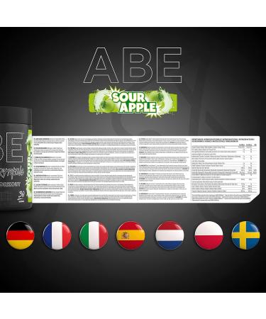 Applied Nutrition ABE Pre Workout - Sour Apple 30 Servings | Energy & Performance Powder with Citrulline, Creatine & Beta Alanine - Buy Online on SooperMarket.com