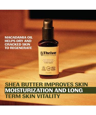 Thrive All Natural Face Cream for Sensitive Skin - Organic, Unscented Moisturizer for Women & Men - Made in USA - 2 Fl Oz - Buy Online on SooperMarket.com