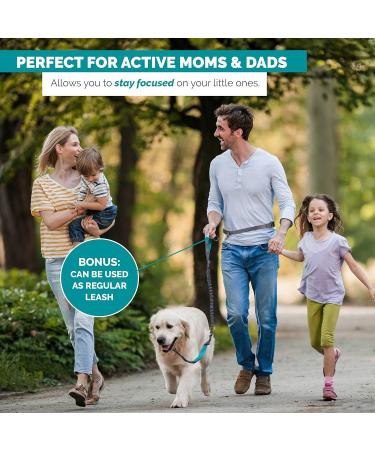 Tuff Mutt Hands Free Dog Leash A Dog Running Leash for Dogs That Makes A Great Waist Leash for Dog Walking Double Handle Bungee Dog Leash with Reflective Stitching and Adjustable Dog Walking Belt Gray - Buy Online on SooperMarket.com