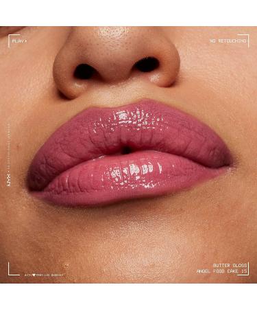 NYX Butter Gloss Angel Food Cake - True Mauve Lip Gloss 0.27 Fl Oz (Pack of 1) - Buy Online on SooperMarket.com