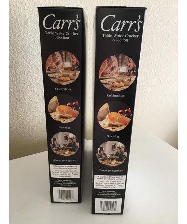 Carrs Table Water Cracker Selection 12 Packs - Original, Pepper, Sesame (2 Boxes) - Buy Online on SooperMarket.com