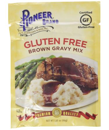 Pioneer Brand Gluten Free Brown Gravy Mix 1.61 Oz (Pack of 6)