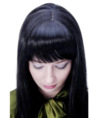 Buy WIG ME UP 3114-2 Black Gothic Wig with Cute Cheeky Bangs - Long & Stylish International Shipping Available - Buy Online on SooperMarket.com