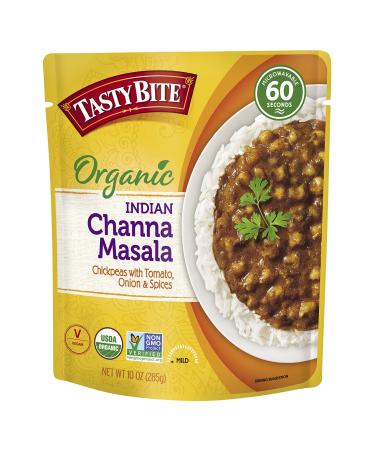 Tasty Bite Indian Channa Masala, Microwaveable Ready to Eat Entrée, 10 Ounce (Pack of 6)