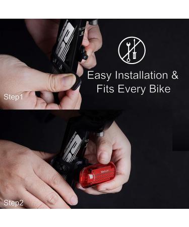 BikeSpark Auto-Sensing Rear Light G3 - 35lm Superbright LED Bike Tail Light - Motion Sensing, USB Rechargeable - IPX5 - Made in Taiwan - Buy Online on SooperMarket.com