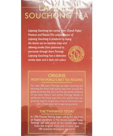 Buy Twinings Lapsang Souchong Black Tea - 100% Pure - 20 Tea Bags (1.41 oz) - Buy Online on SooperMarket.com
