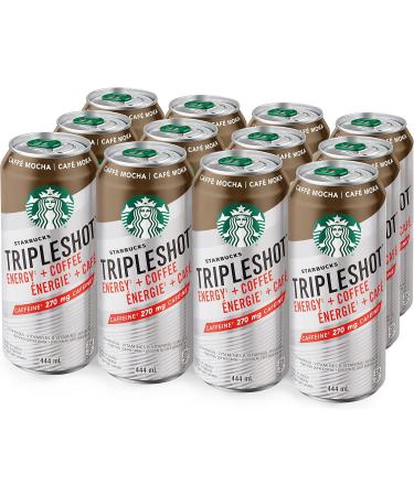 Starbucks Triple Shot Caf Mocha 444 mL Cans 12 Pack - Buy Online on SooperMarket.com