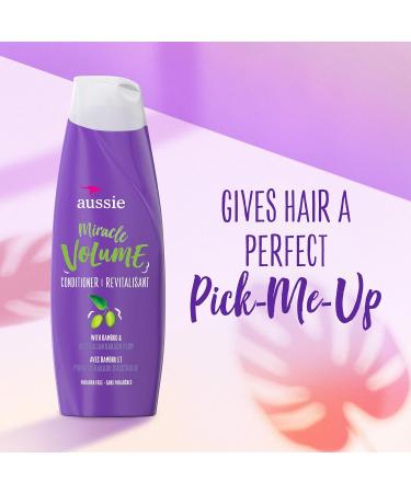 Aussie Miracle Volume Conditioner for Fine Hair - Plum & Bamboo - 30.4 fl oz (Pack of 4) - Buy Online on SooperMarket.com