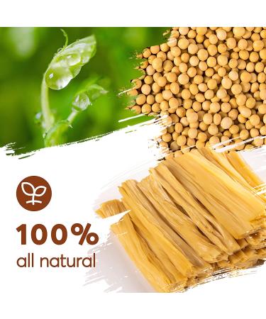 ONTRUE Dried Beancurd Sticks 9.88 Oz - Asian Tofu Yuba, Precut Non-GMO Vegan Protein Snack - Gourmet Gift - Buy Online on SooperMarket.com