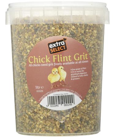 Extra Select Chick Flint Grit Tub 1 Litre