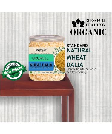 Blessfull Healing Organice Wheat Dalia for Breakfast 1 lb (453 Gram) - Buy Online on SooperMarket.com