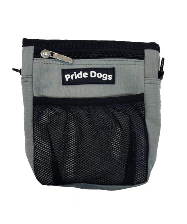 Prideedogs Premium treats for dogs - robust & practical - food bag with plenty of space - ideal for dog training or walks - including feces bag dispenser & supporting belt extension