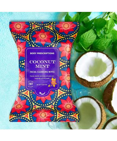Body Prescriptions Vitamin C Coconut Mint & Shea Facial Cleansing Wipes - 90 Towelettes (3 Pack, 30 Count Each) - Buy Online on SooperMarket.com