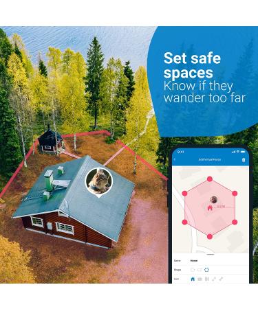 Tractive Waterproof GPS Cat Tracker - Dark Blue | Unlimited Range & Activity Monitoring - Buy Online on SooperMarket.com