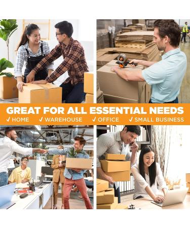 Tape King Clear Packing Tape - 60 Yards Per Roll (6 Refill Rolls) - 2 Inch Wide Stronger 2.7mil  Heavy Duty Sealing Adhesive Industrial Depot Tapes for Moving Packaging Shipping  Office & Storage 6 Rolls / 2" Wide 6 - Buy Online on SooperMarket.com