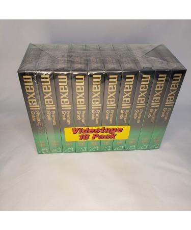 Maxell Standard Grade T-160 VHS Videotapes 10-Pack
