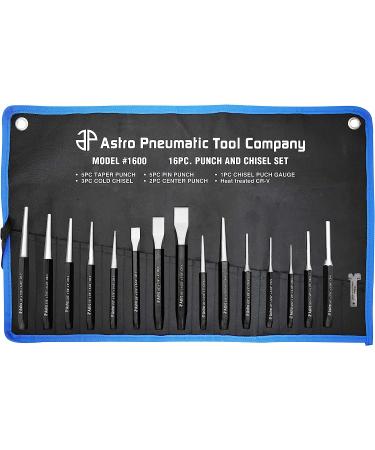Astro Pneumatic Tool 1600 - 16-Piece Punch and Chisel Set - Buy Online on SooperMarket.com