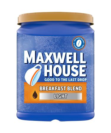 MAXWELL HOUSE Breakfast Blend Ground Coffee (38.8 Oz Canister), Breakfast Blend, 38.8 Oz 38.8oz