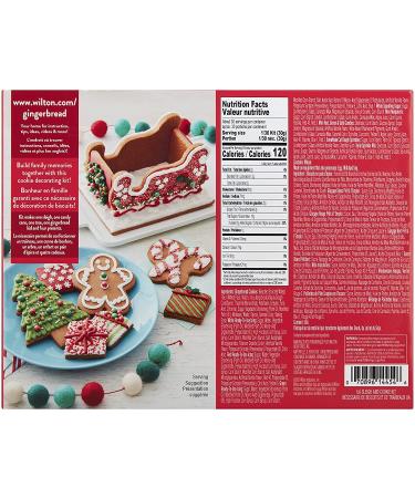 Christmas Sleigh Cookie Decorating Kit with Gingerbread Panels and Candies - Buy Online on SooperMarket.com
