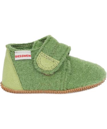 Giesswein Boys Oberstaufen Low-Top Slippers 2 UK Child Grass 467 - Cozy and Stylish Children's Slippers - Buy Online on SooperMarket.com