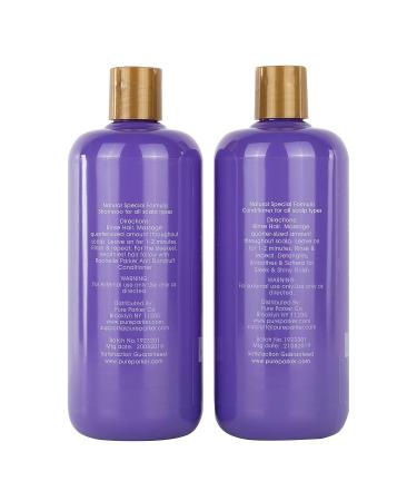 Moisture Renewal Anti Dandruff Shampoo & Conditioner Set | Organic Itchy Scalp Treatment for All Hair Types - 100% Natural & Safe - Buy Online on SooperMarket.com