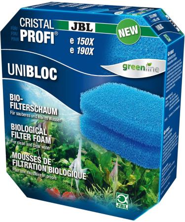 JBL COMBLOC II & Unibloc Bio Filter Foam for CristalProfi E Series - Pre-Filter & Fine Filter Inserts - 2-Pack Bundle for Aquarium Filters - Buy Online on SooperMarket.com