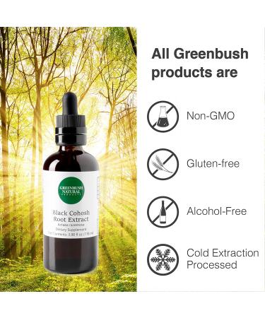 Greenbush Black Cohosh Liquid Extract - Menopause Health Support - 4 oz (240 Doses) - Buy Online on SooperMarket.com