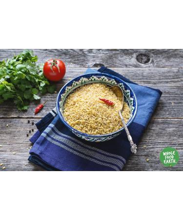 Wholefood Earth Bulgar/Bulgur Wheat 2 kg | GMO Free | Natural | High Fibre (Pack of 2) 2kg (Pack of 2) - Buy Online on SooperMarket.com