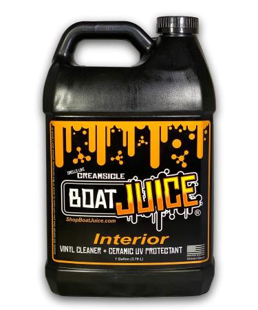 Boat Juice - 1 gallon jug - Interior Cleaner with SiO2 Ceramic UV protectant - Works Great on Upholstery, Vinyl, Plastic, Foam Flooring and Carpets