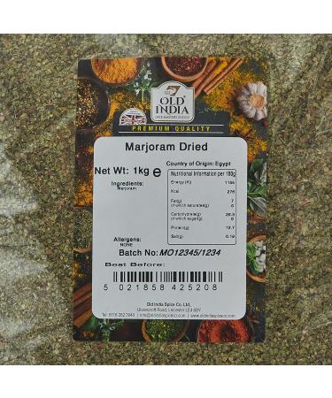 Old India Marjoram Dried 1 Kg - Premium Quality Spices | Pack of 1 - Buy Online on SooperMarket.com