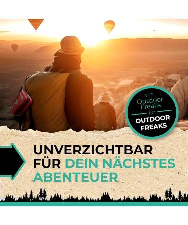 First Aid Set for Outdoor Adventures - Includes DIN 13167 Burncare & Emergency Pipe | Perfect for Hiking Biking & Travel - Buy Online on SooperMarket.com