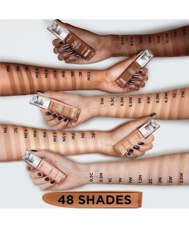 L'Oreal Paris True Match 4N Liquid Foundation 30ml with Hyaluronic Acid - Super-Blendable Skincare Formula - Buy Online on SooperMarket.com