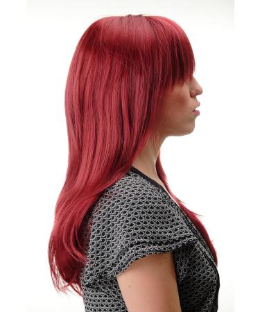 WIG ME UP GFW855-39 | Long Straight Bangs Ladies Wig | Thick Garnet Red | 55 cm - Shop Internationally for Stunning Styles - Buy Online on SooperMarket.com