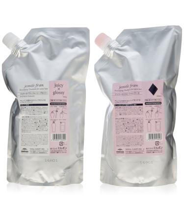 Milbong Jamie Lefranc shampoo diamond D 1000ml + treatments juicy glossy 1000g Refill set