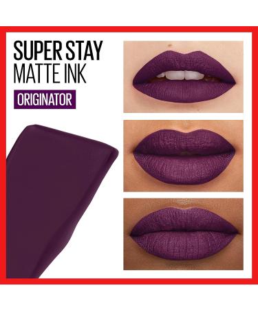 Maybelline SuperStay Matte Ink Liquid Lipstick - City Edition Originator 0.17 fl oz - 110 Originator - Buy Online on SooperMarket.com