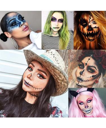 CCbeauty 36 Colors Face Body Paint Oil Palette with Green Brushes Kit | Professional, Non-Toxic, Hypoallergenic for Halloween, Cosplay, SFX | Adults & Girls - Buy Online on SooperMarket.com