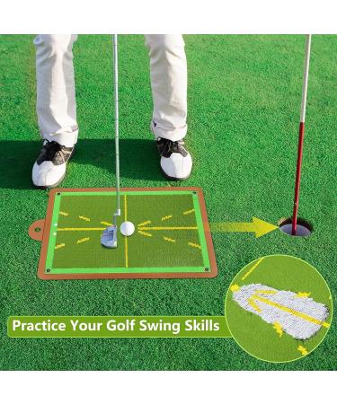 Golf Training Mat for Swing Detection  Path Visual Feedback Golf Swing Mat  Premium Golf Impact Mat  Path Feedback Golf Practice Mats  Advanced Golf Hitting Mat for Indoor/Outdoor - Buy Online on SooperMarket.com