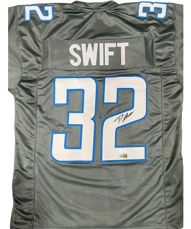 D'Andre Swift Detroit Lions Signed Custom Jersey - JSA Certified - Buy Online on SooperMarket.com