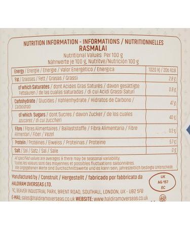HALDIRAM Rasmalai 1 x 1 kg - Buy Online on SooperMarket.com