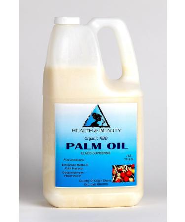 Palm Oil RBD Organic Carrier Cold Pressed Pure 7 LB 1 gal 3178 ml - Buy Online on SooperMarket.com